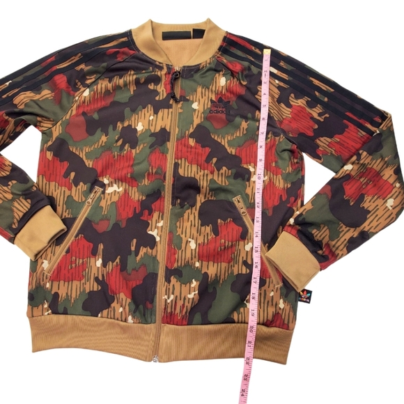 Adidas X Pharrell Williams Women's Hu Hiking Camo Superstar Track Jacket Size S - Picture 4 of 10